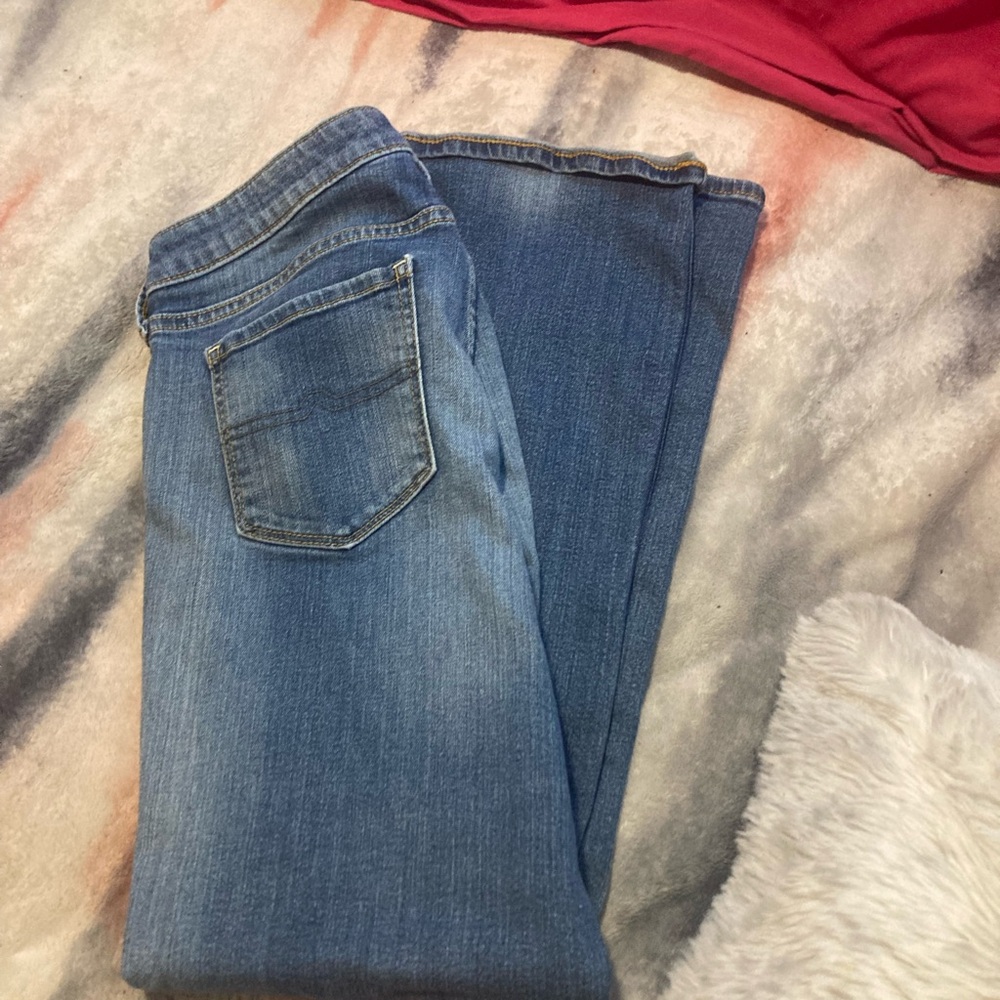 Old Navy Women's Blue Flare Jeans